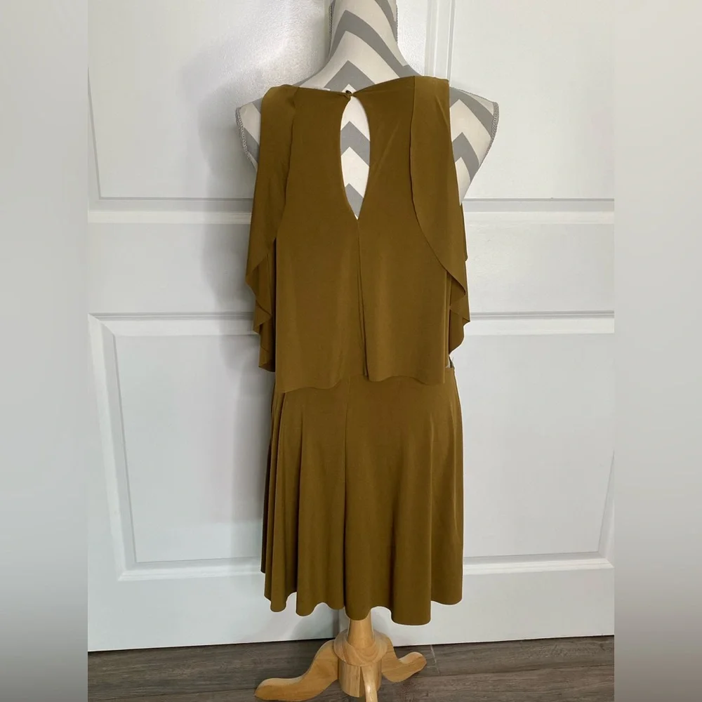 Zara Large Cold Shoulder Cutout Dress - Picture 5 of 10